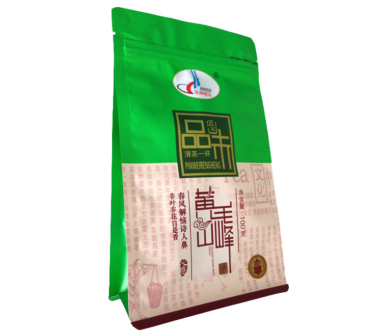 茶叶包装袋—八边封绿茶茶叶袋